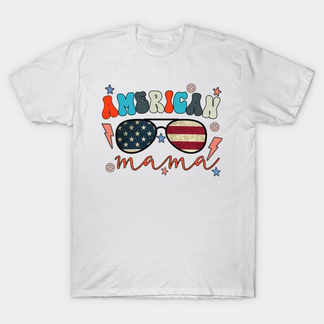 American Mama T-Shirt by kingasilas